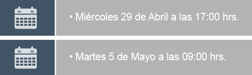 fechas capacitacion