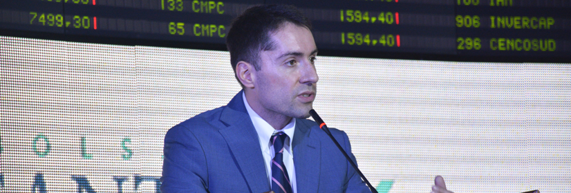Jaime Pradenas, head of blockchain de la Bolsa de Santiago