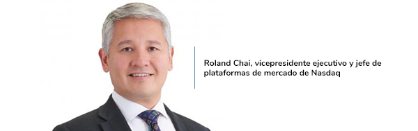 Roland Chai, vicepresidente ejecutivo y jefe de plataformas de mercado de Nasdaq