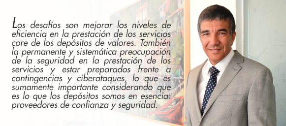 Javier Jara T. gerente comercial y nuevos negocios del DCV vicepresidente de ACSDA