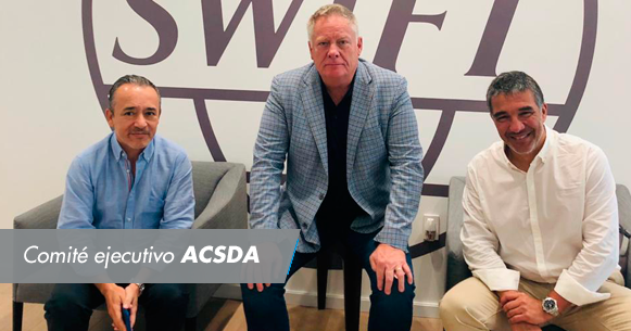 Roberto Gonzalez, Presidente de ACSDA; Bruce Butterill, Director Ejecutivo de ACSDA y Javier Jara, Vicepresidente de ACSDA.